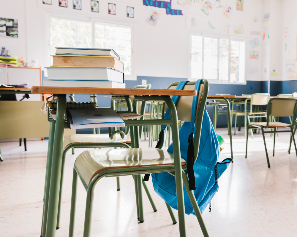 Aula allagata al liceo Cantalamessa di Macerata dopo i lavori